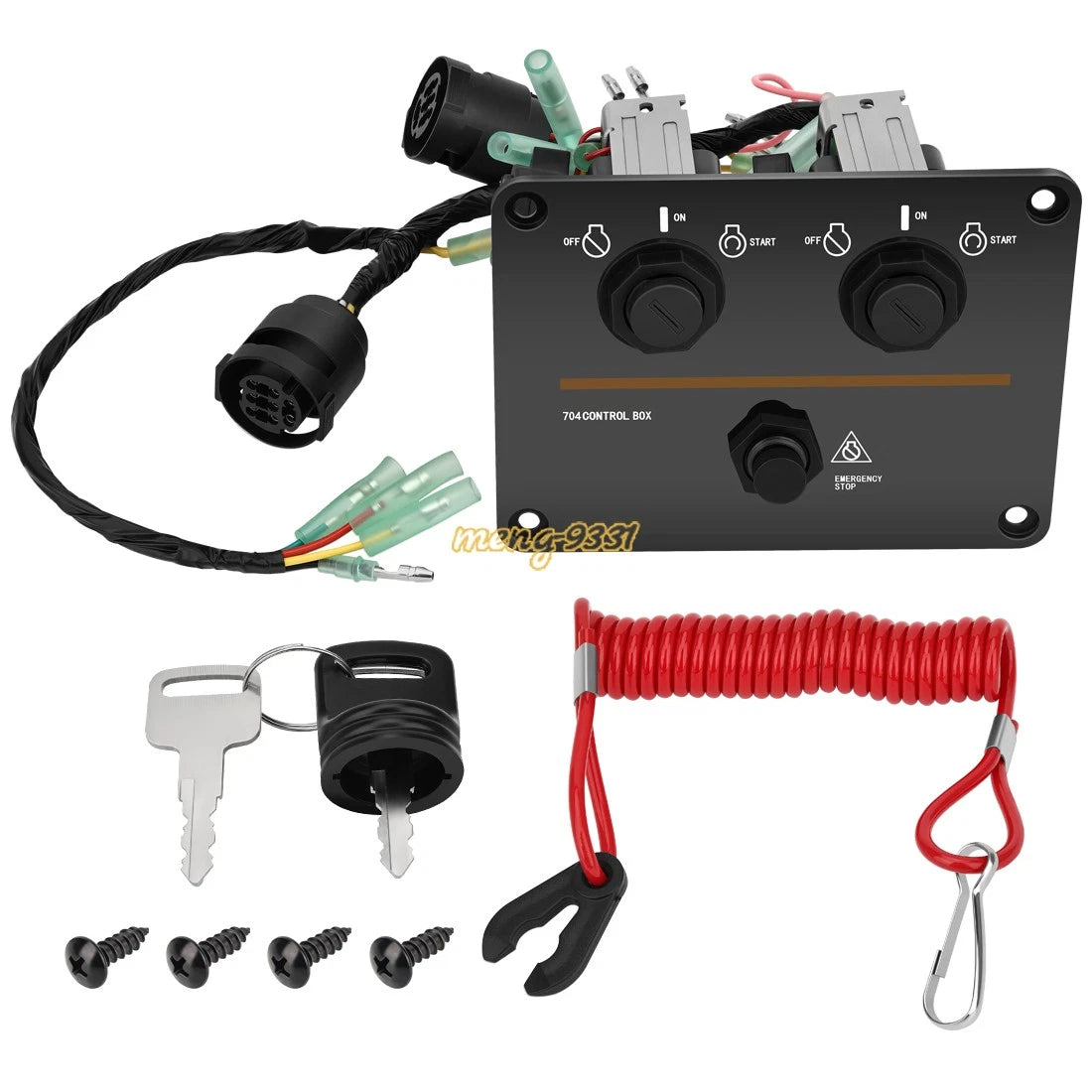 Dual Engine Key Switch Panel for Yamaha (6K1-82570-08-00)