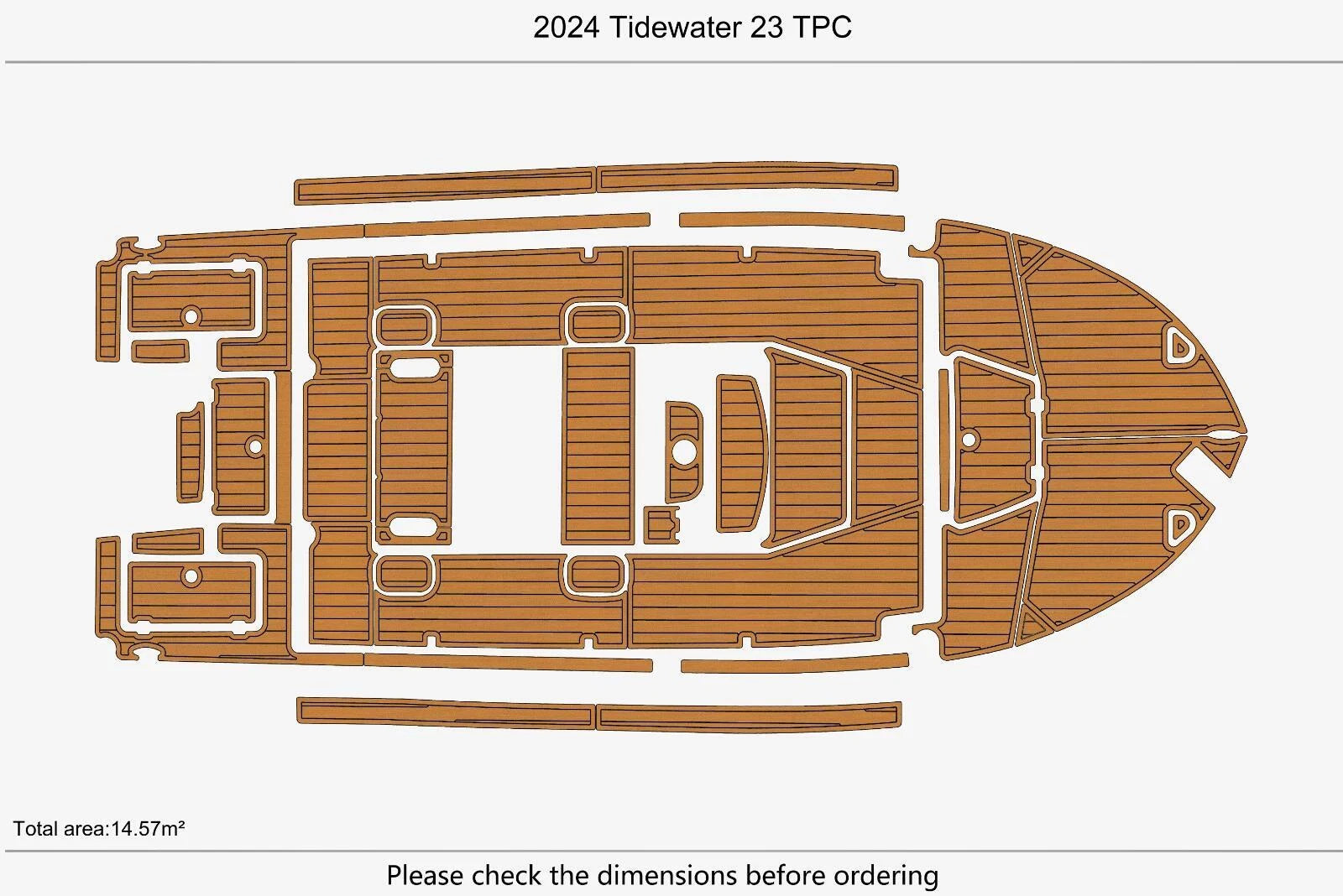 EVA Foam Flooring Pads for Tidewater 23 TPC (2024)