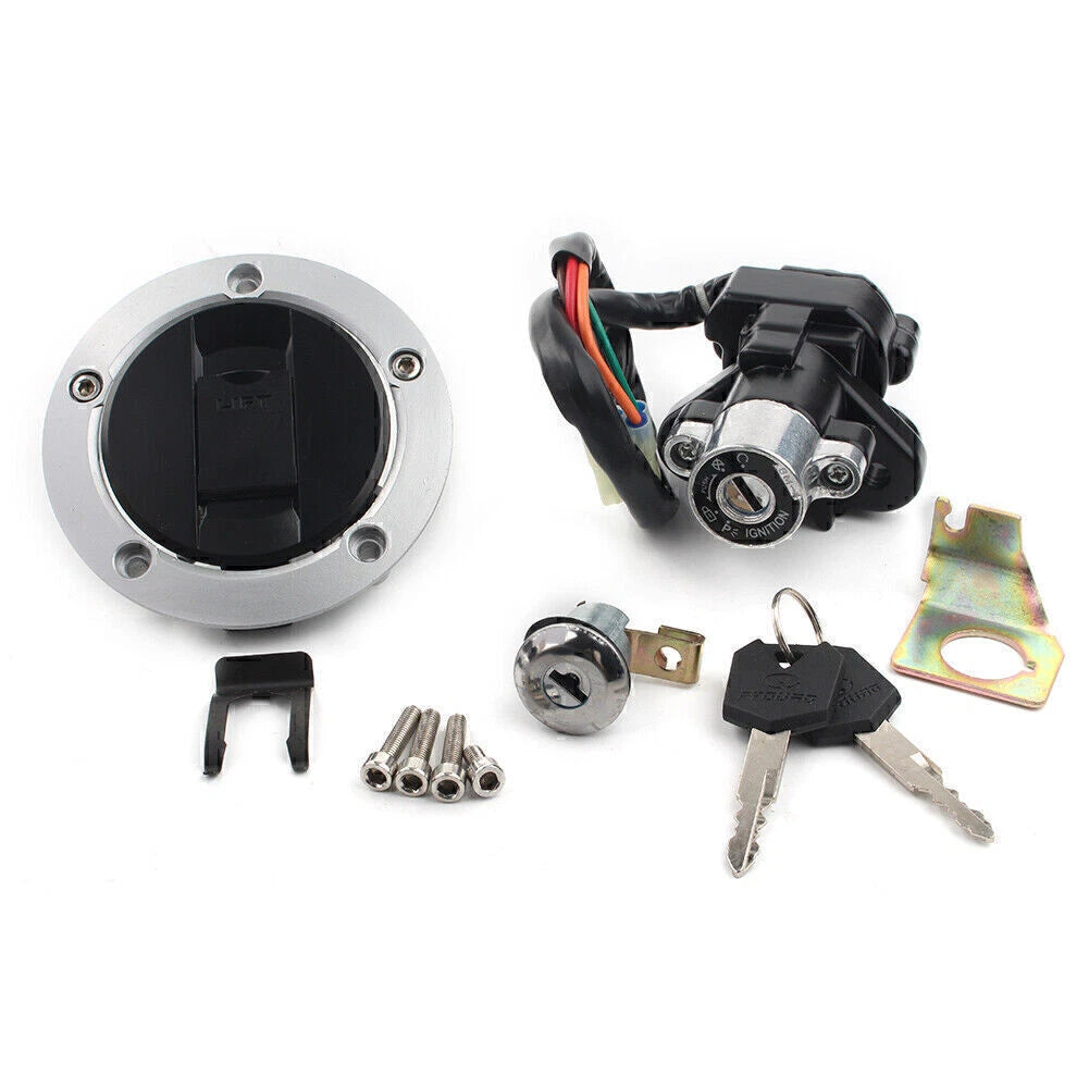 Ignition Switch & Fuel Gas Tank Cap Lock Key for Suzuki GSF650 Bandit (2005–2012)