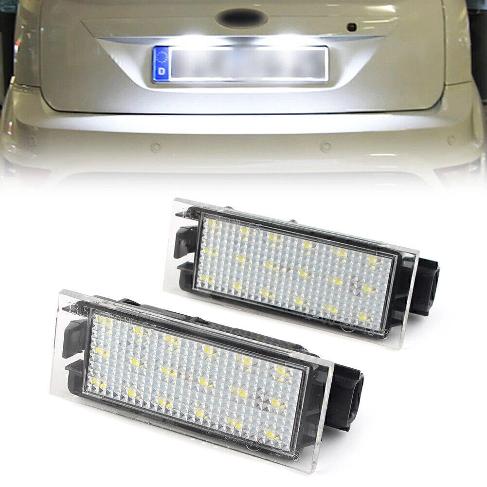2X LED License Plate Light for Renault Twingo Clio Megane
