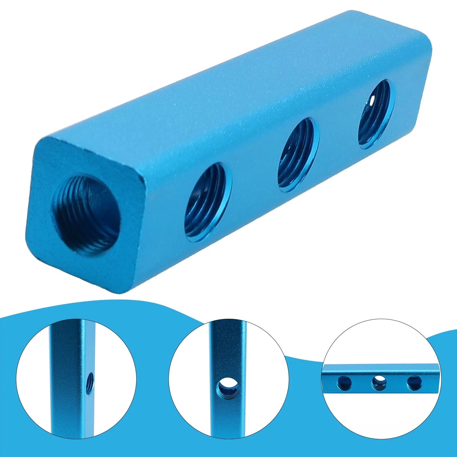 Manifold Block Splitter for Pneumatic Systems (0-1MPa)