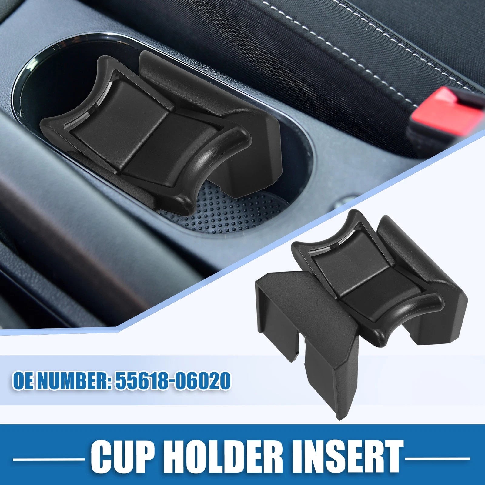 Car Cup Holder Insert Cup Drink Holder for Toyota Camry (2007–2011)