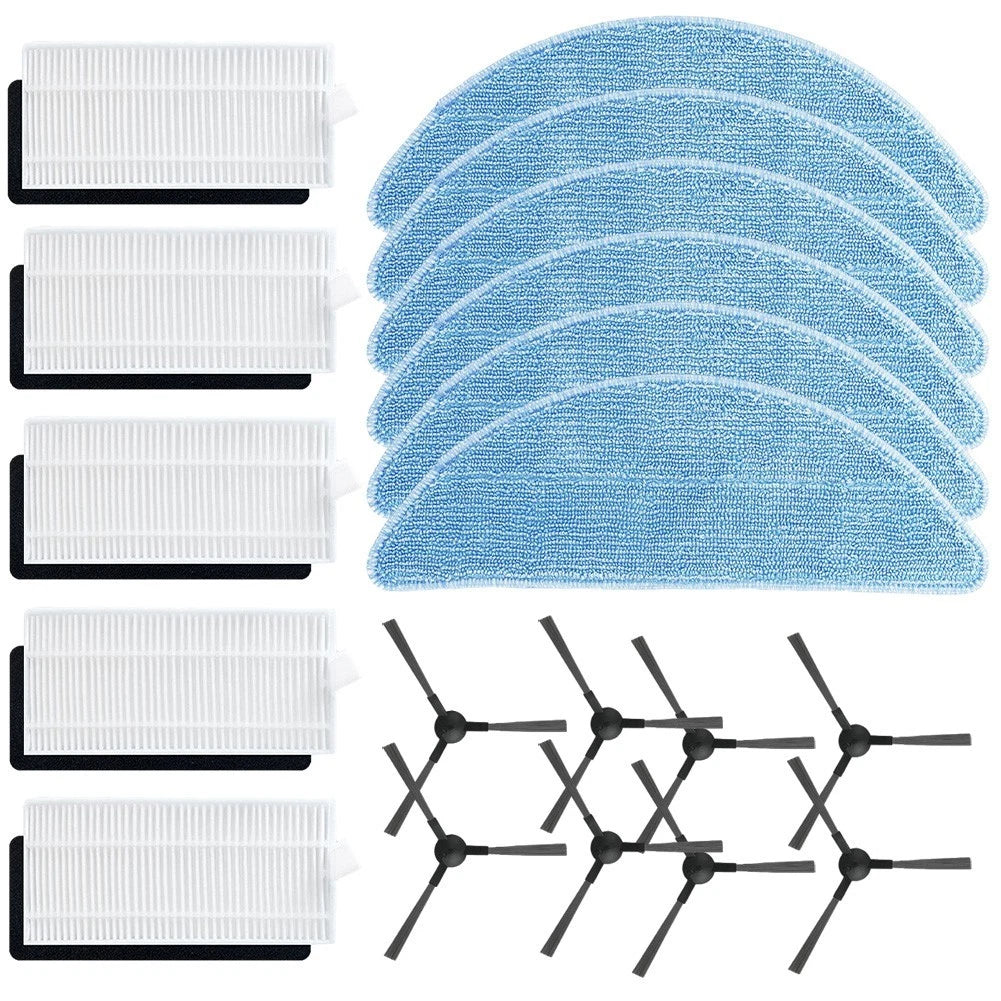 Side Brush Filter Mop Cloth for Tesvor S7 Pro (2020–2023)