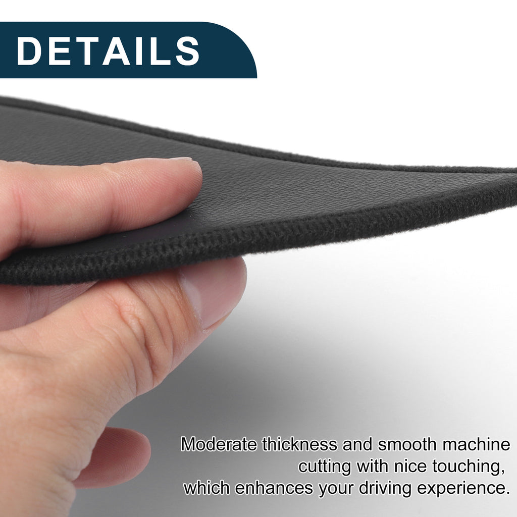 Door Anti Kick Pad Protector Sticker for Lexus NX300 2015–2020 Black Set