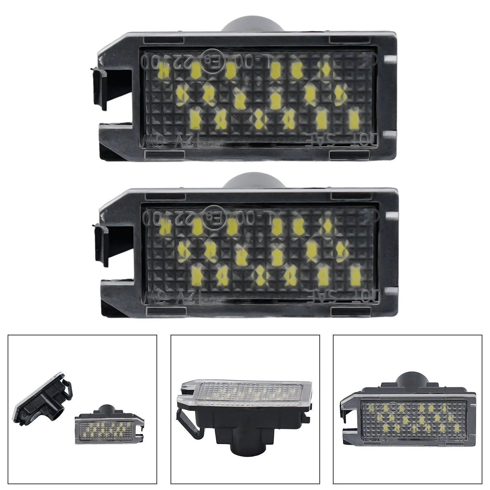 LED Number Plate Light Assembly for (2 Pin)