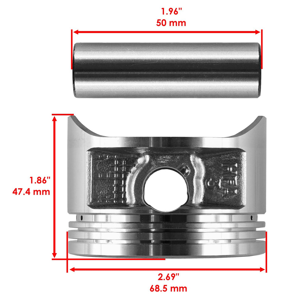 Engine Piston Cylinder for Honda Recon 250 TRX250 2x4 (2002–2014)