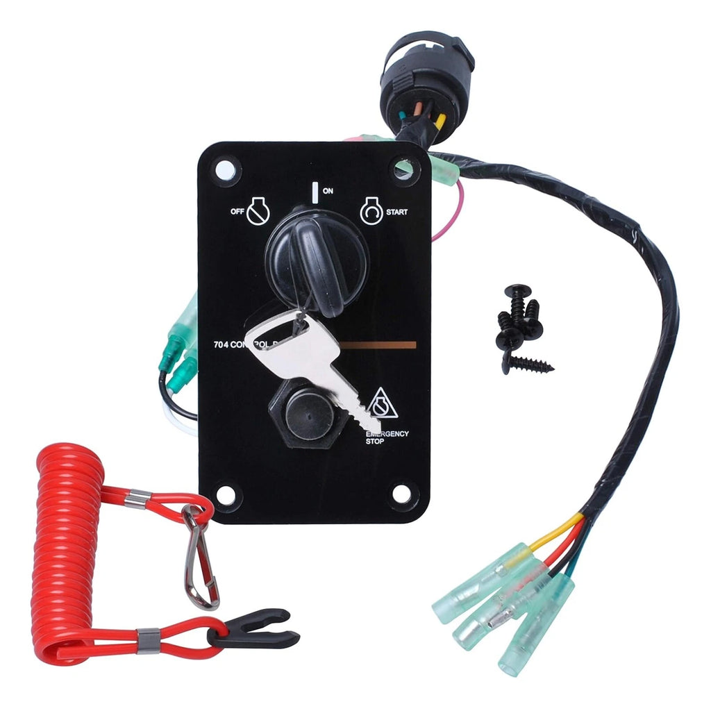 Key Switch Control Panel for Yamaha Yacht Outboard (Single Engine) 704-82570-12-00
