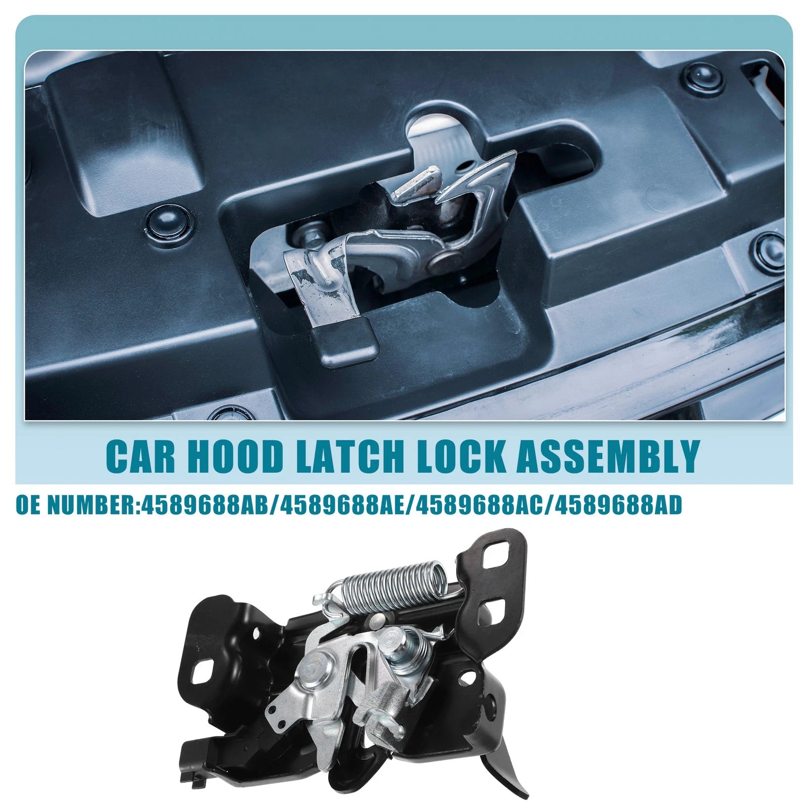 Hood Latch Lock Assembly Replacement for Dodge Durango (2011–2015)