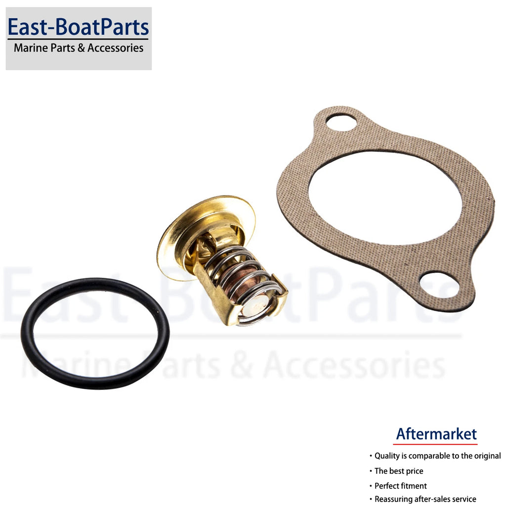 71°C Thermostat Kit for Volvo Penta 4.3L 5.0L 5.7L 5.8L 7.4L 8.1L 8.2L (N/A) 3852111