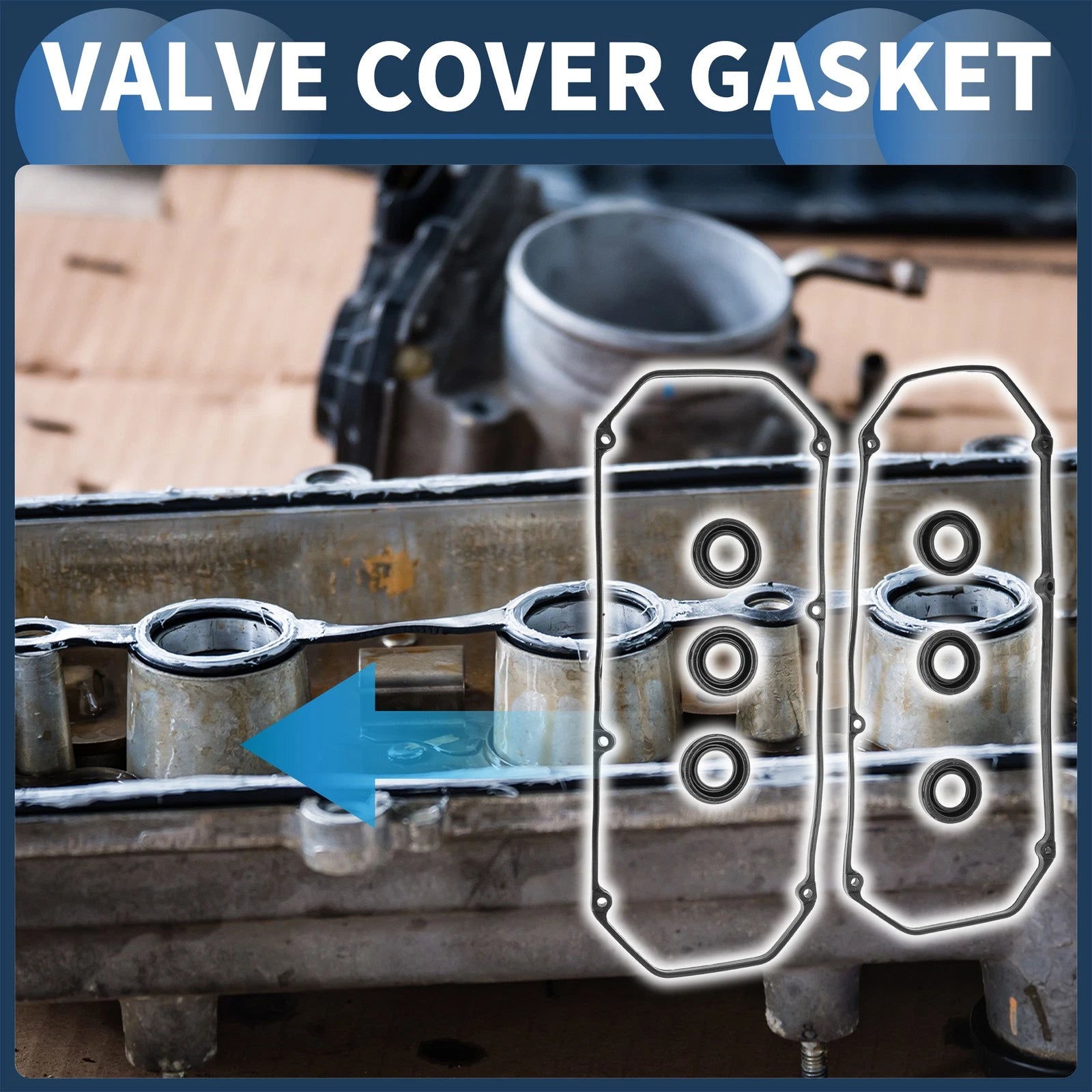 Valve Cover Gasket Set Replacement for Mitsubishi Montero (1995–2006)