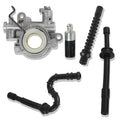Replacement Oil Pump Worm Gear Spring Fuel Line Filter Kit for 029 MS310