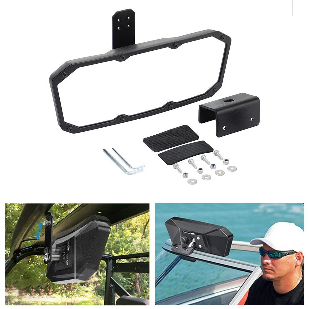 Wide Angle Dual-purpose Rearview Mirror for UTV & Boat (2010–2023)
