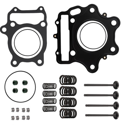 Engine Cylinder Head Gasket and Valve Kit for Honda TRX300EX (1993–2008)