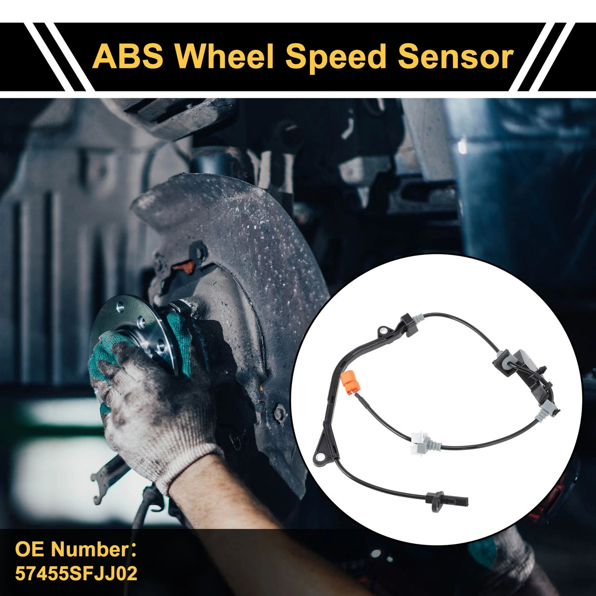 ABS Wheel Speed Sensor No. 57455SFJJ02 for Honda Odyssey (1999–2004)