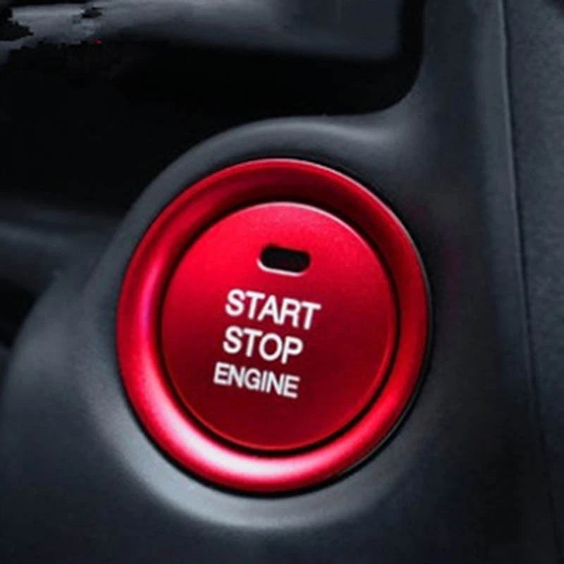 Ignition Engine Push Button Cover Trim for Mazda 3 Axela CX-4 CX-5 (2014–2020)