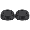 2X Front Matte Black Rim Caps for Polaris Ranger SP 570 (2022–2024) #1525243-458