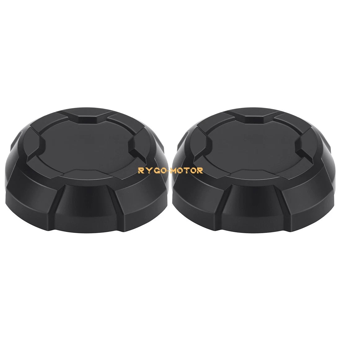 2X Front Matte Black Rim Caps for Polaris Ranger SP 570 (2022–2024) #1525243-458