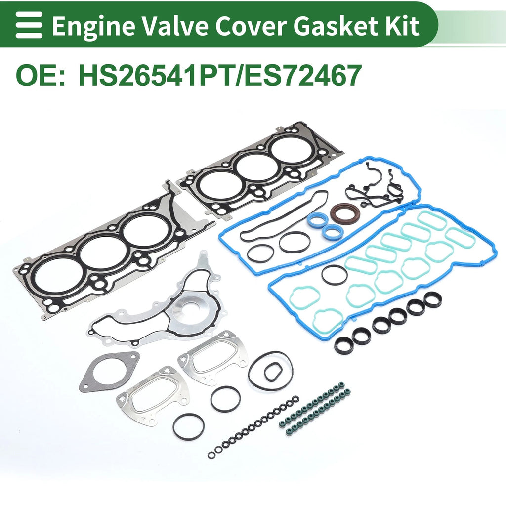Engine Valve Cover Gasket Kit Replacement for Dodge Avenger 3.6L (2011–2014)