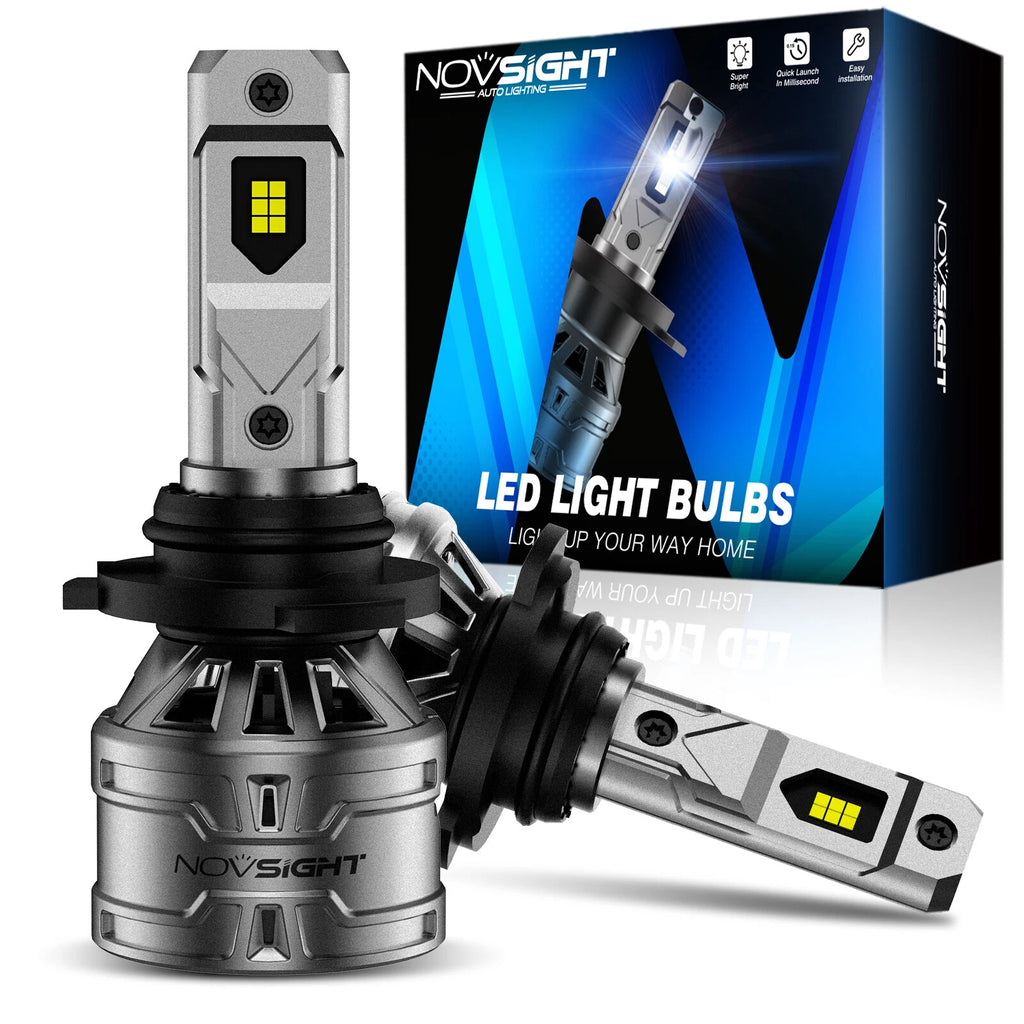 2X 9005 LED Headlight Bulbs for NOVSIGHT (26000LM)