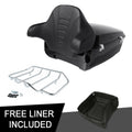 Trunk Backrest Pad Rack for Harley Touring Electra Road Glide (2014–Present)