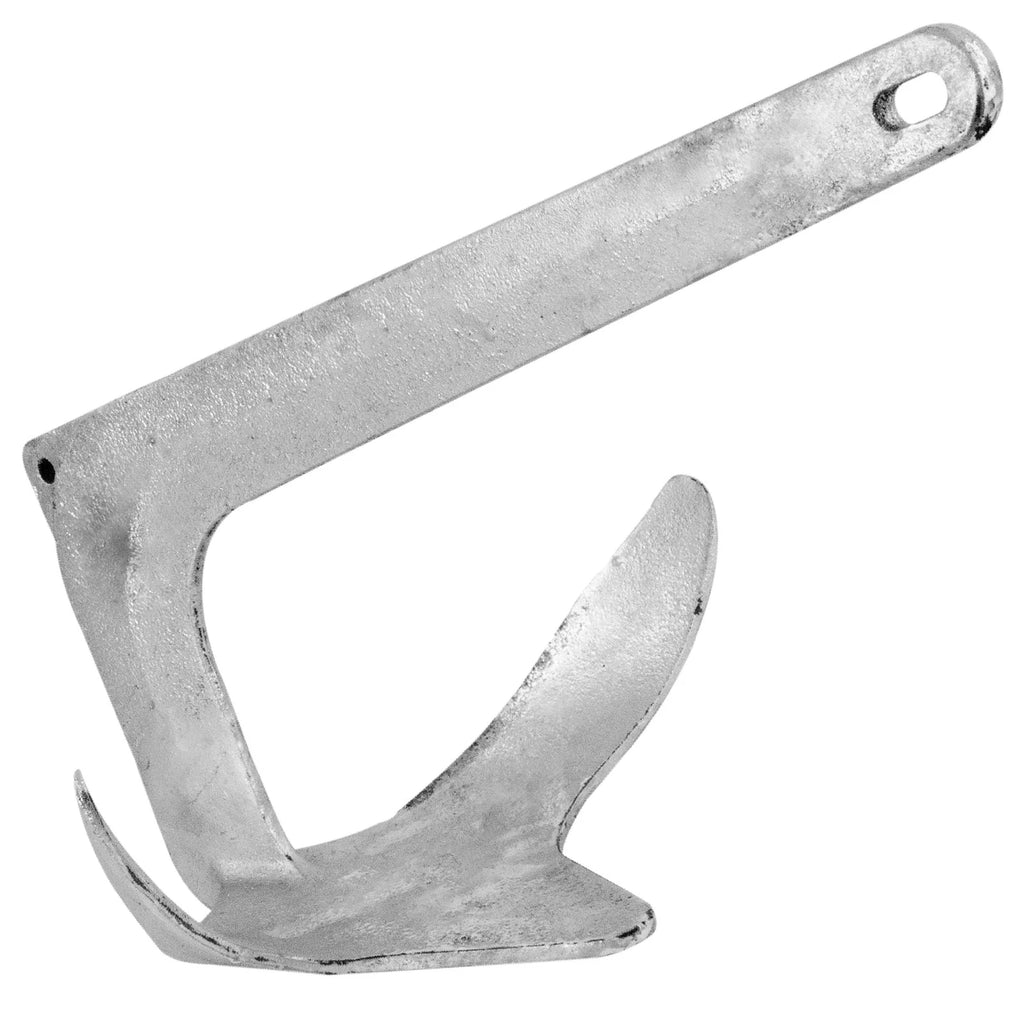 16.5 lb Bruce Style Claw Anchor for Marine Use (Solid Galvanized Steel)
