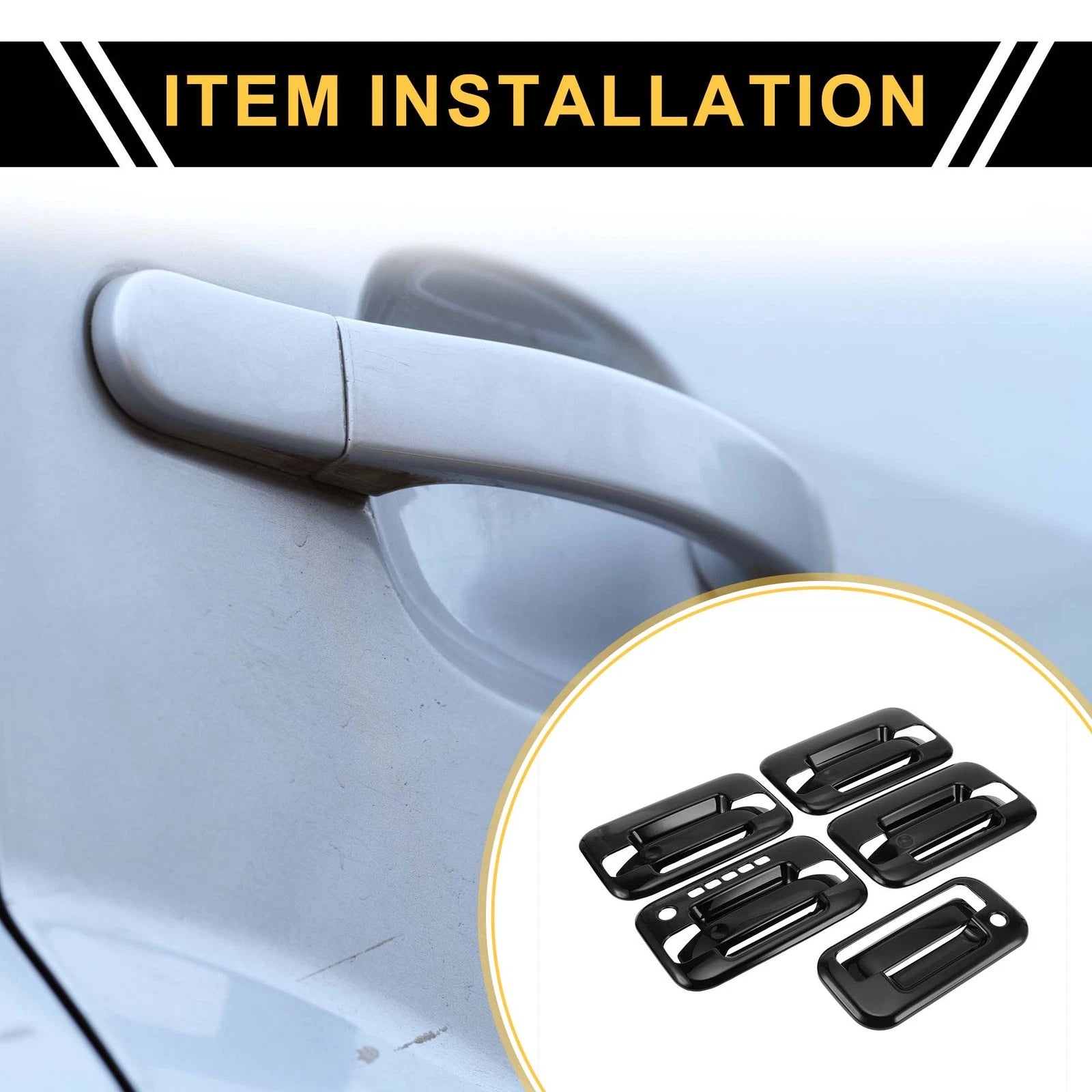 Exterior Door Handle Cover Set Front for Ford F-150 (2004–2014)