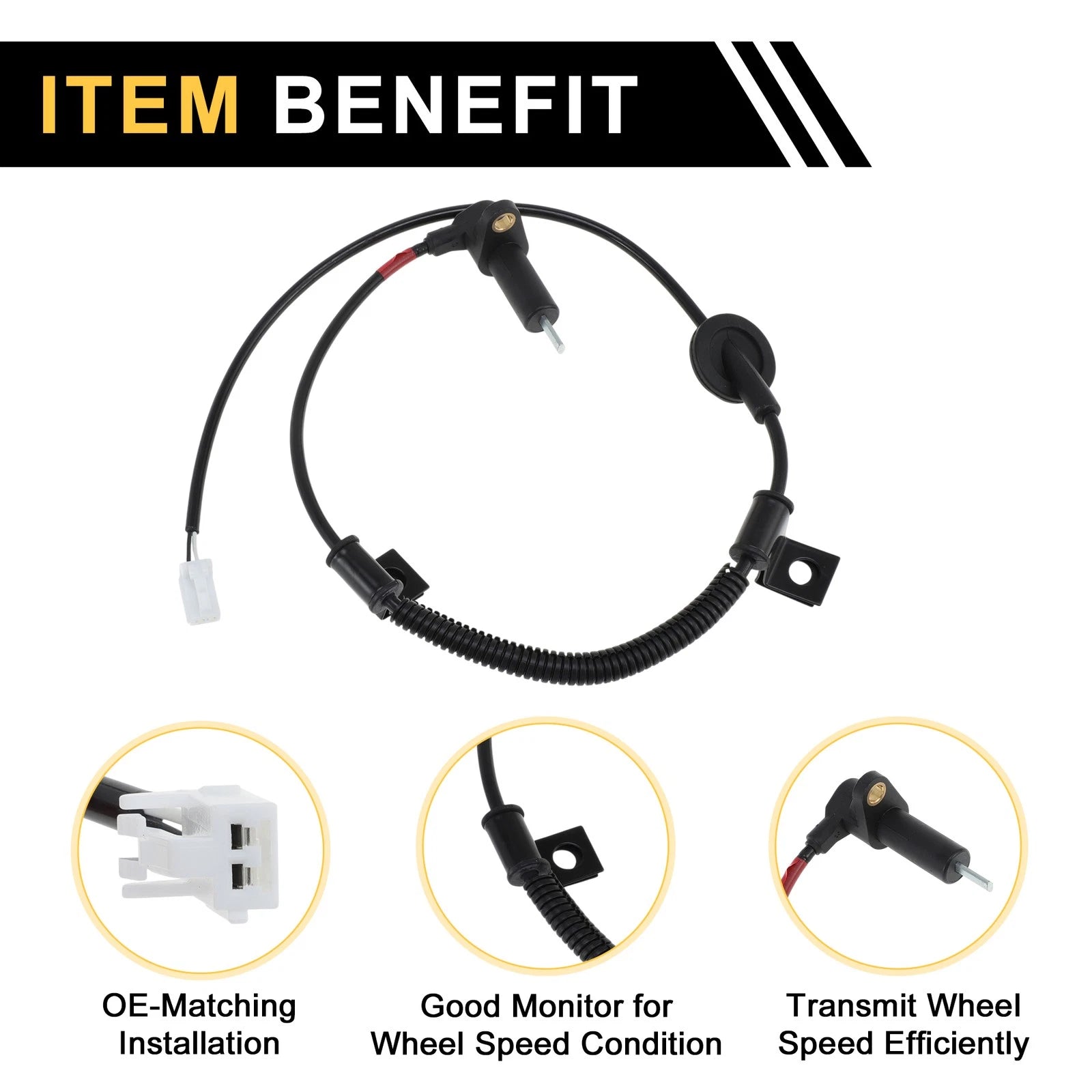 ABS Wheel Speed Sensor No. 9568022600 for Kia Pride (2003–2007)