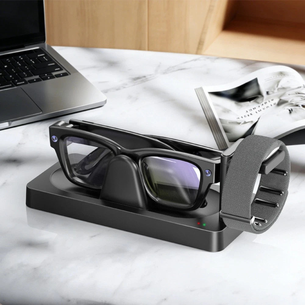 Charging Dock for RayBan Smart Glasses and Neural Band with USB Port