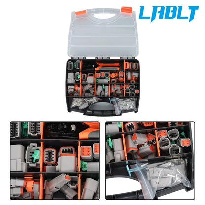 Set of 2 DT Connector Kits for Marine Applications (LABLT DT04-2P, DT06-3S)