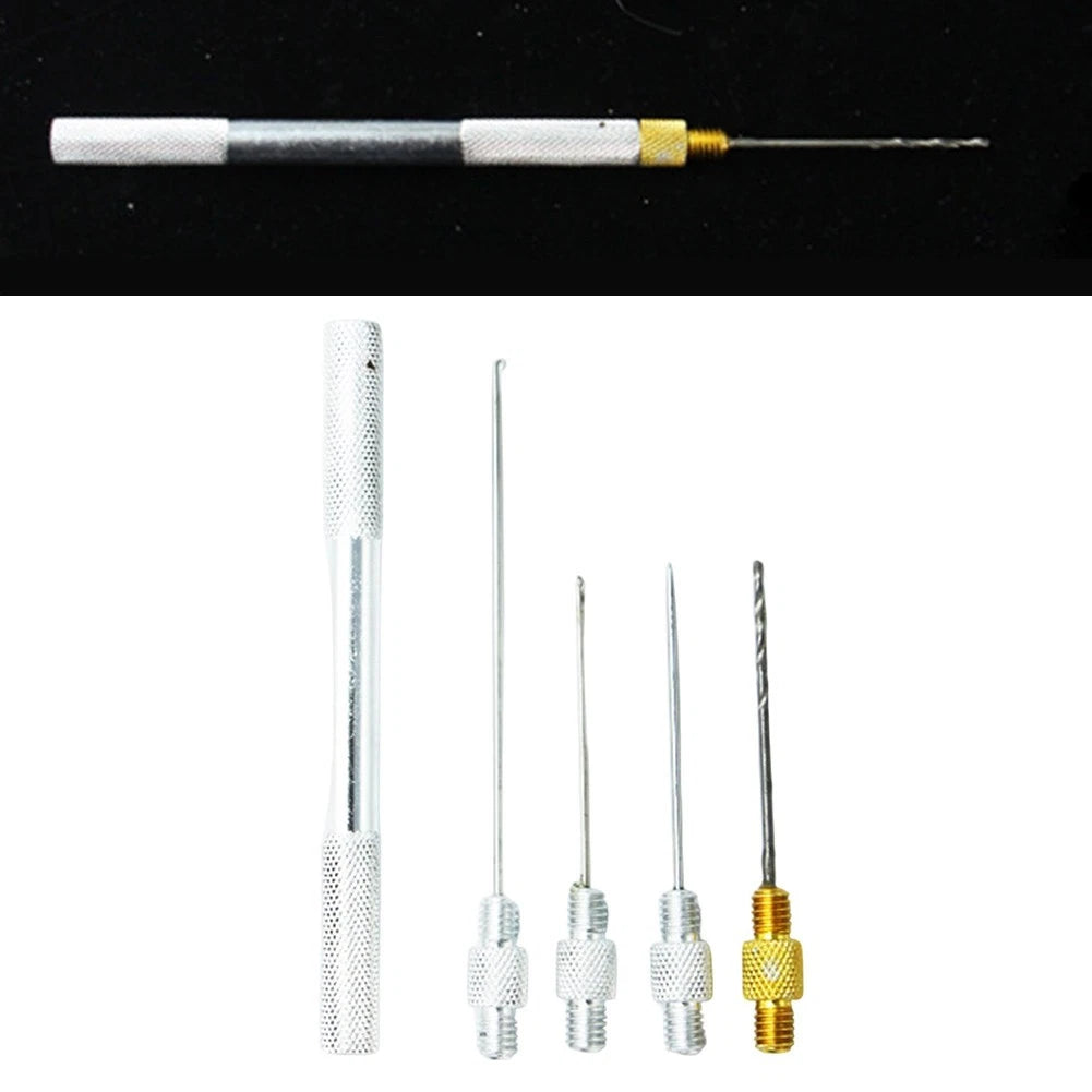 5pcs Bait Rigging Kit with Drill Needle for Carp Fishing