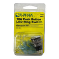 Marine Push Button LED Ring Switch 10A for Blue Sea Systems 4162