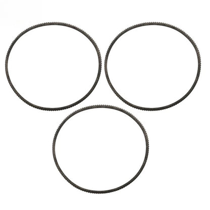 Set of 3 Belts for Lathe Motors