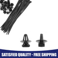Car Clip Retainer Fastener with Cable Tie for Audi VW Skoda (20 Pack)