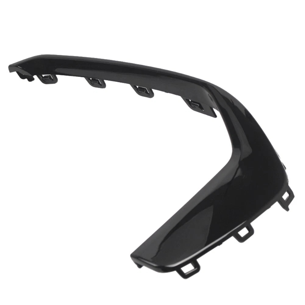 Front Bumper Side Molding Trim Glossy Black for Audi A6 C8 S6 (2019–2024)
