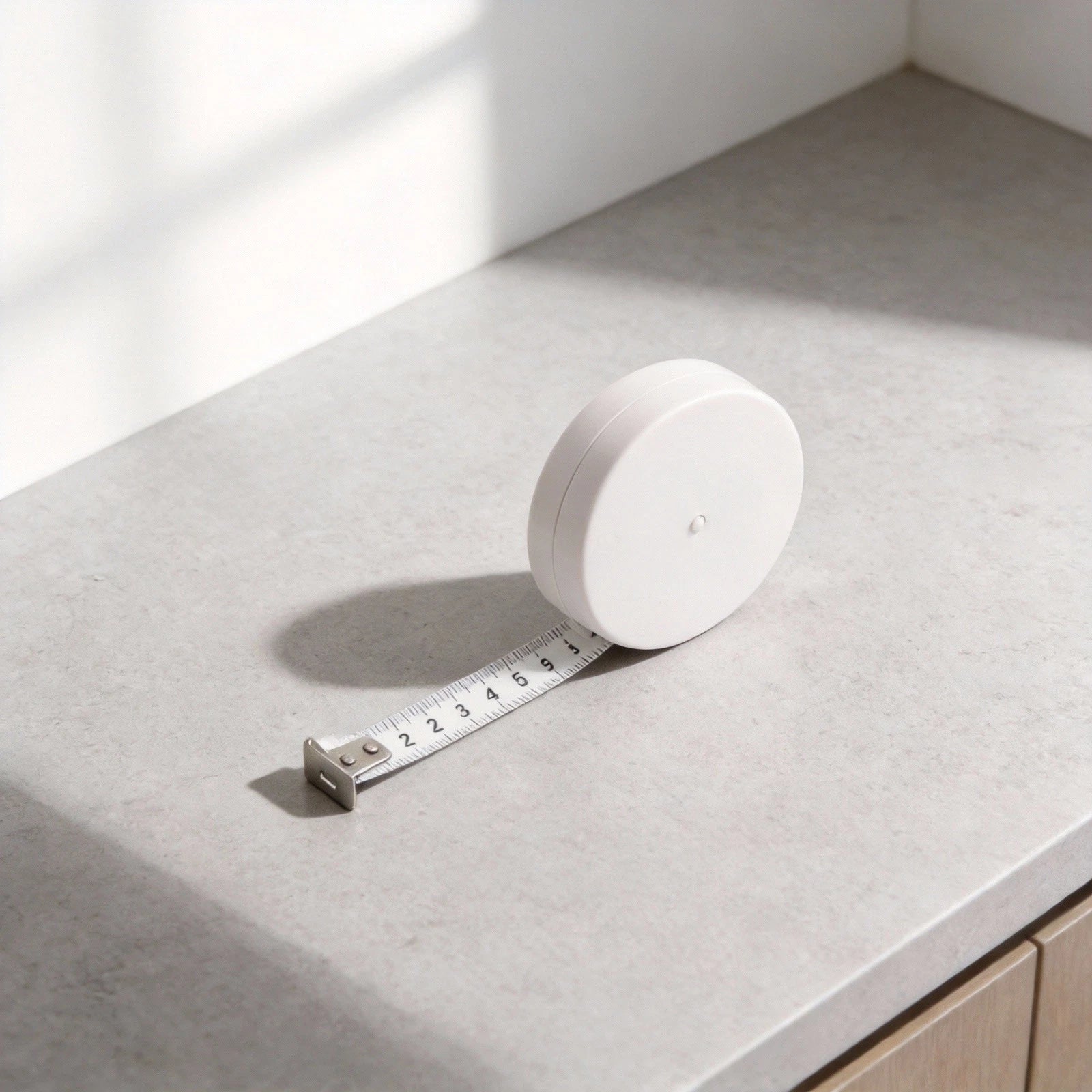 Automatic Retractable BMI Tape Measure for Body Size Tracking