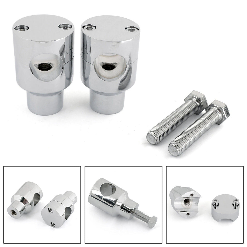 2" Handlebar Risers for Yamaha V-Star, Honda VTX, Suzuki C T9 (2000–2023)