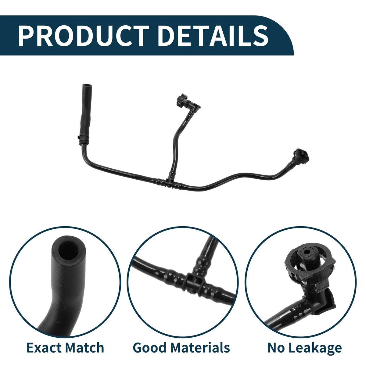 Radiator Hose for Audi A4 (2017–2020) No. 8W0121081AN Rubber