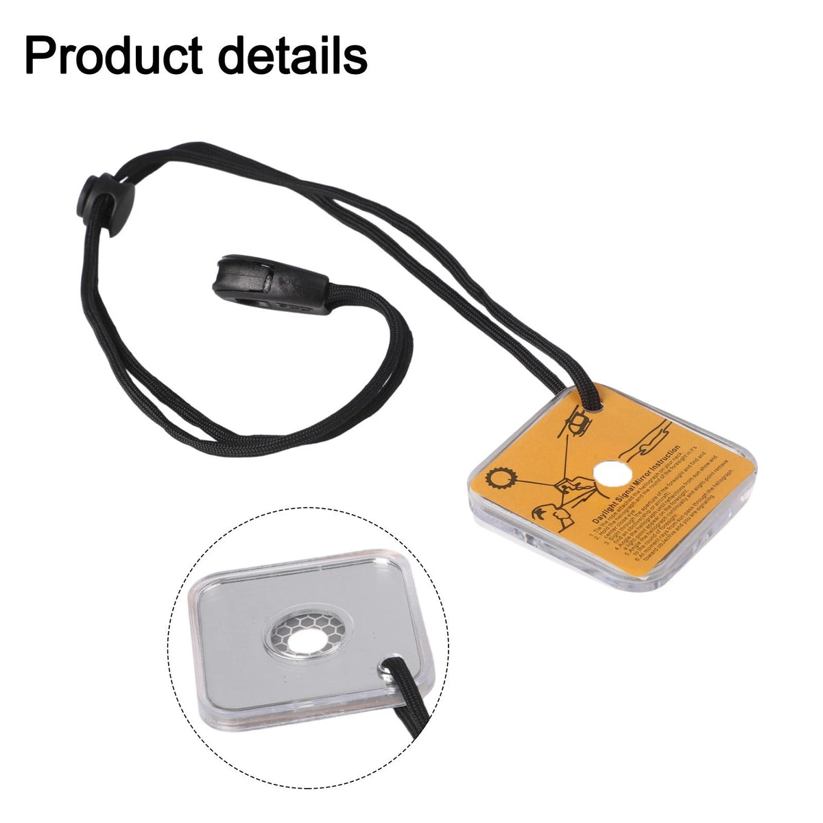 Acrylic Survival Reflector for Adventure Seekers