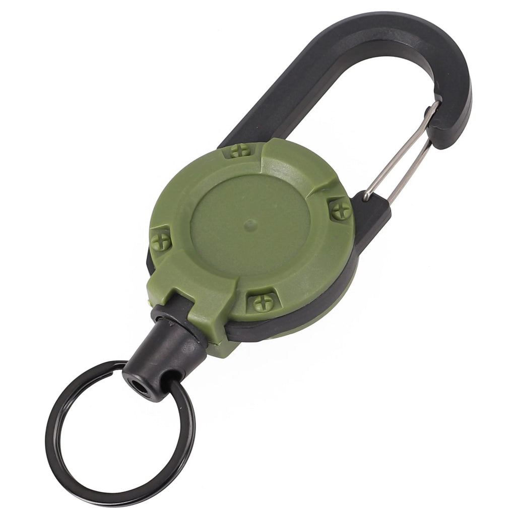 Multitool Carabiner Keychain for Universal Use (23 Retraction)