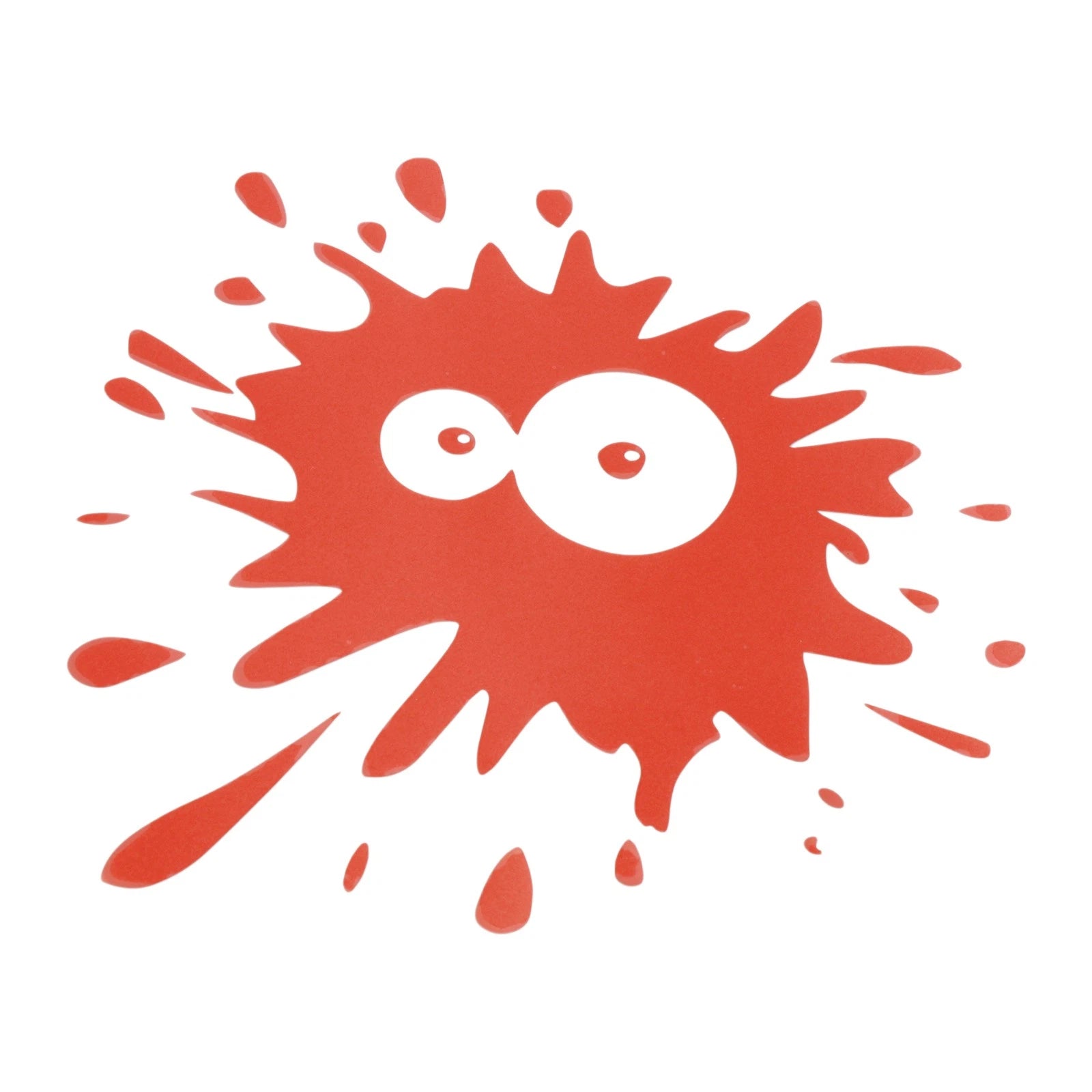 Reflective Bumper Decal for - Red Round Eye Spots
