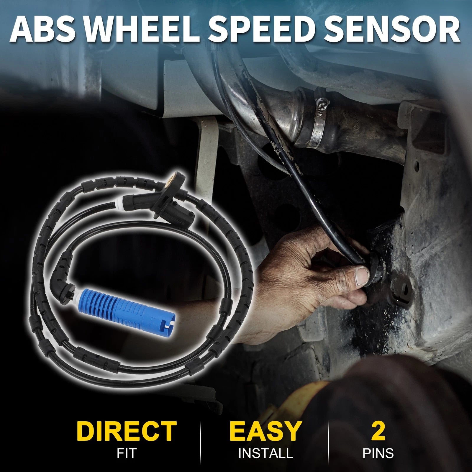 Rear Left ABS Wheel Speed Sensor for BMW 325Ci (2001–2006)