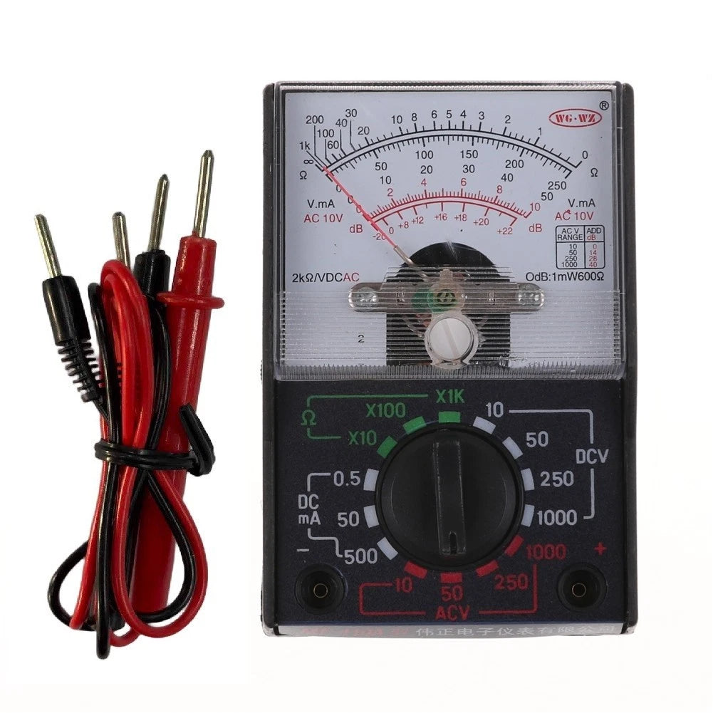 MF-110A AC/DC Analog Multimeter for Test Pens (250V 1000V)