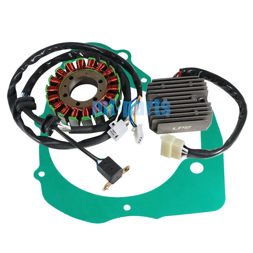 Magneto Stator, Regulator Rectifier, Gasket for Yamaha SRV250 (1992–1993)