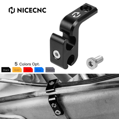 Dual Brake Line Cable Clamp Bracket for Yamaha Raptor 700 700R SE (2006–2023)