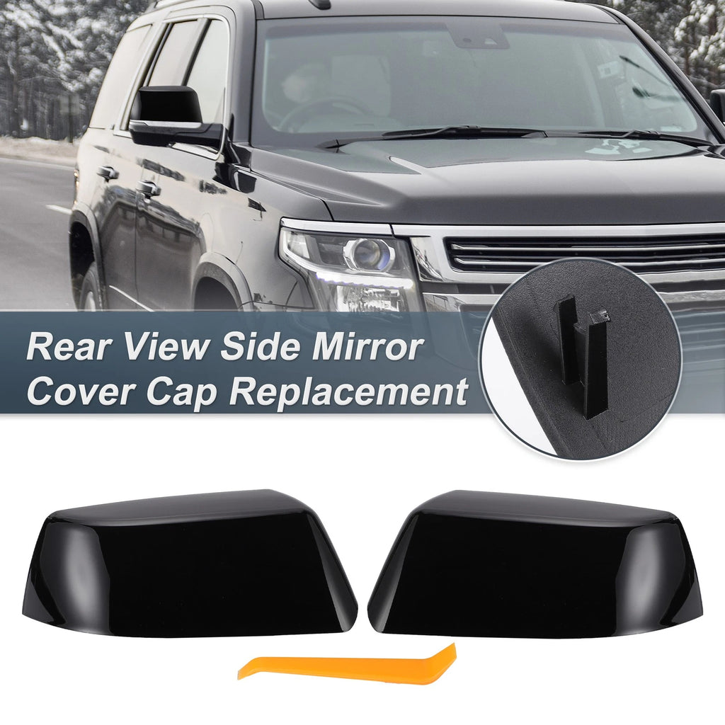 Rearview Mirror Cover Cap Gloss Black Replacement for Chevrolet Camaro (2010–2015)
