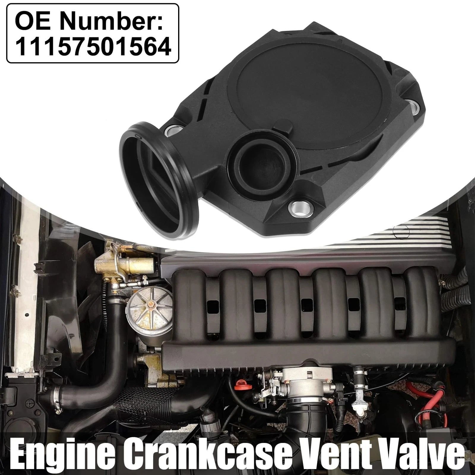 Crankcase Vent Valve Replacement for BMW 750iL 850Ci (1995–2001)