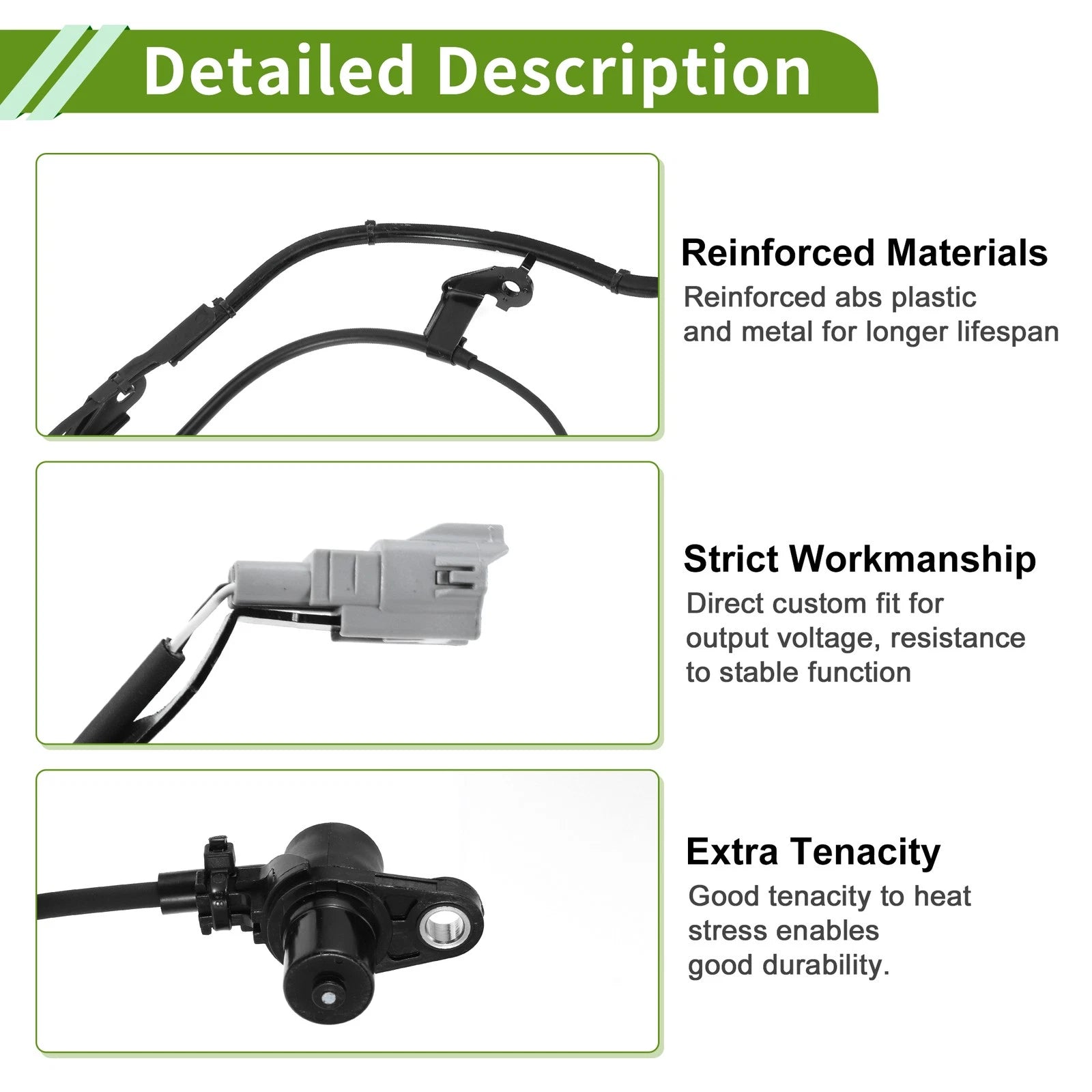 ABS Wheel Speed Sensor Replacement for Lexus RX330 1 Pc Front Left (2004–2006)