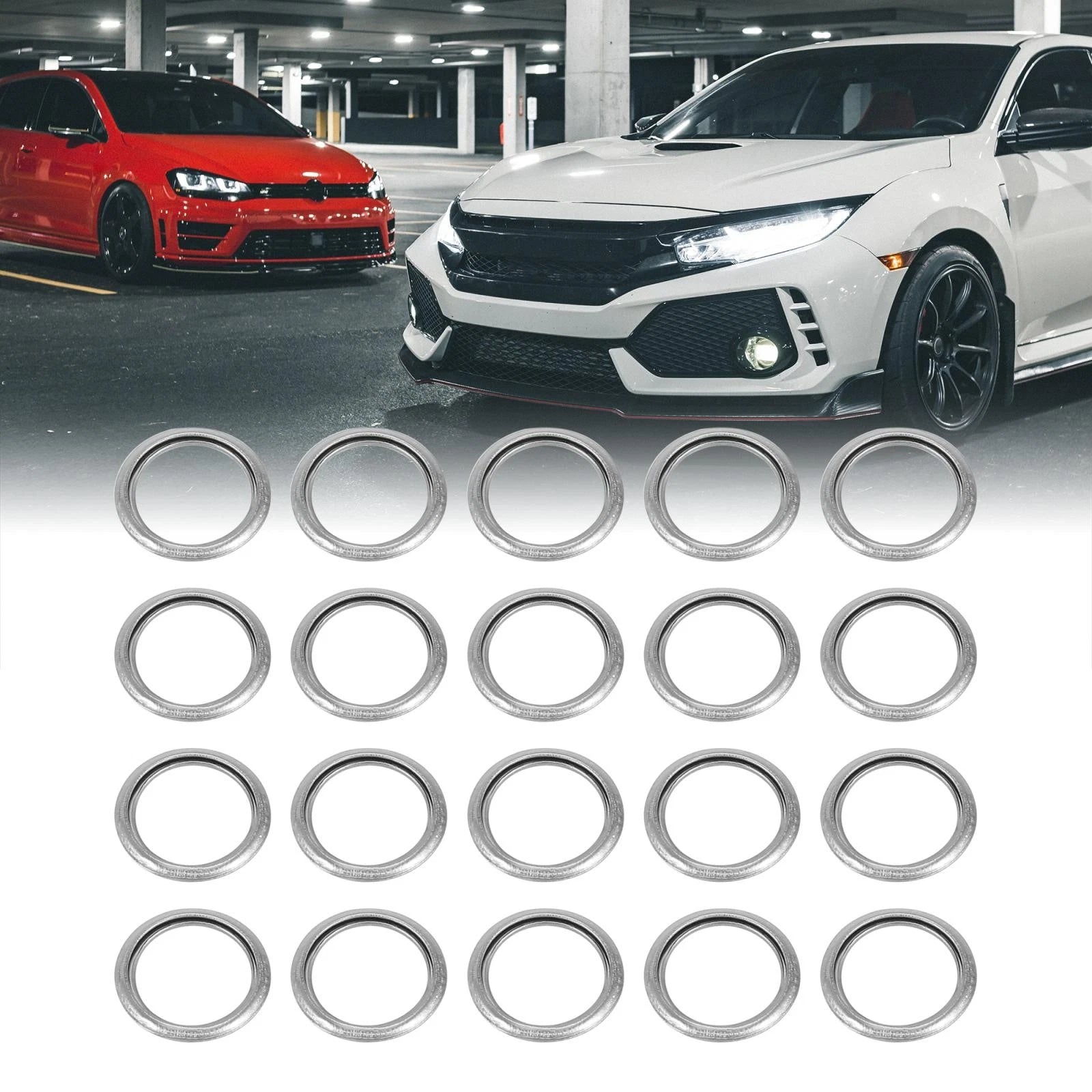 Oil Drain Plug Gasket Set Replacement for Mitsubishi Lancer Outlander (50)