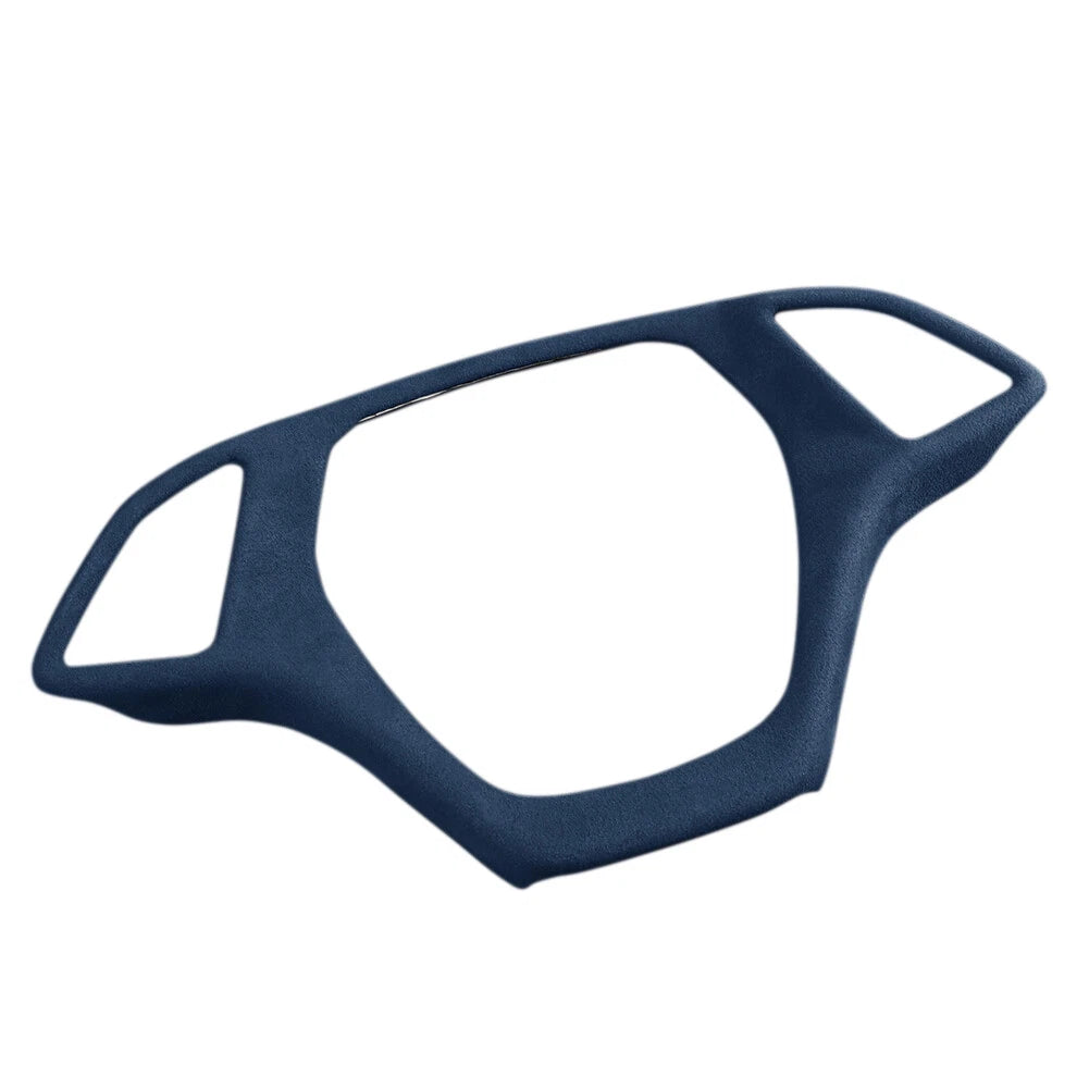 Suede Steering Wheel Cover for Chevrolet Corvette C7 (2014–2019) Blue