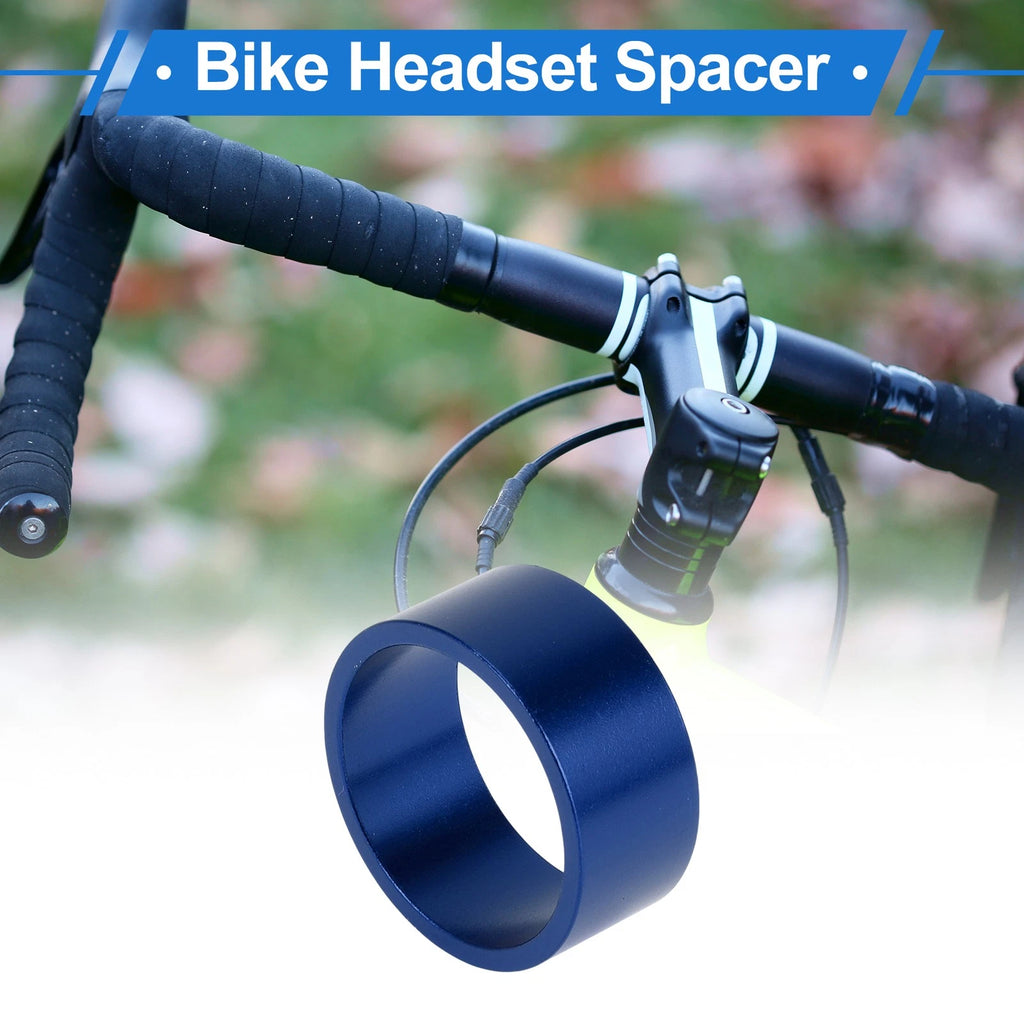 Bike Headset Spacer 15mm Front Stem Fork for 1-1/8" Alloy Blue